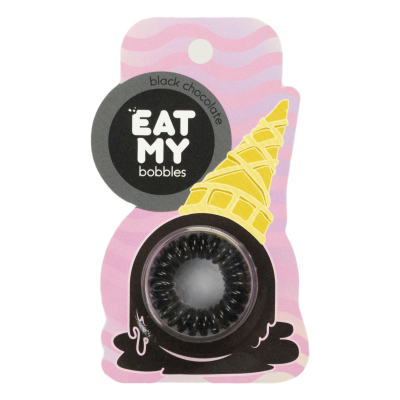 EAT MY bobbles black chocolate - Eat My резинка для волос в цвете "Чёрный шоколад"